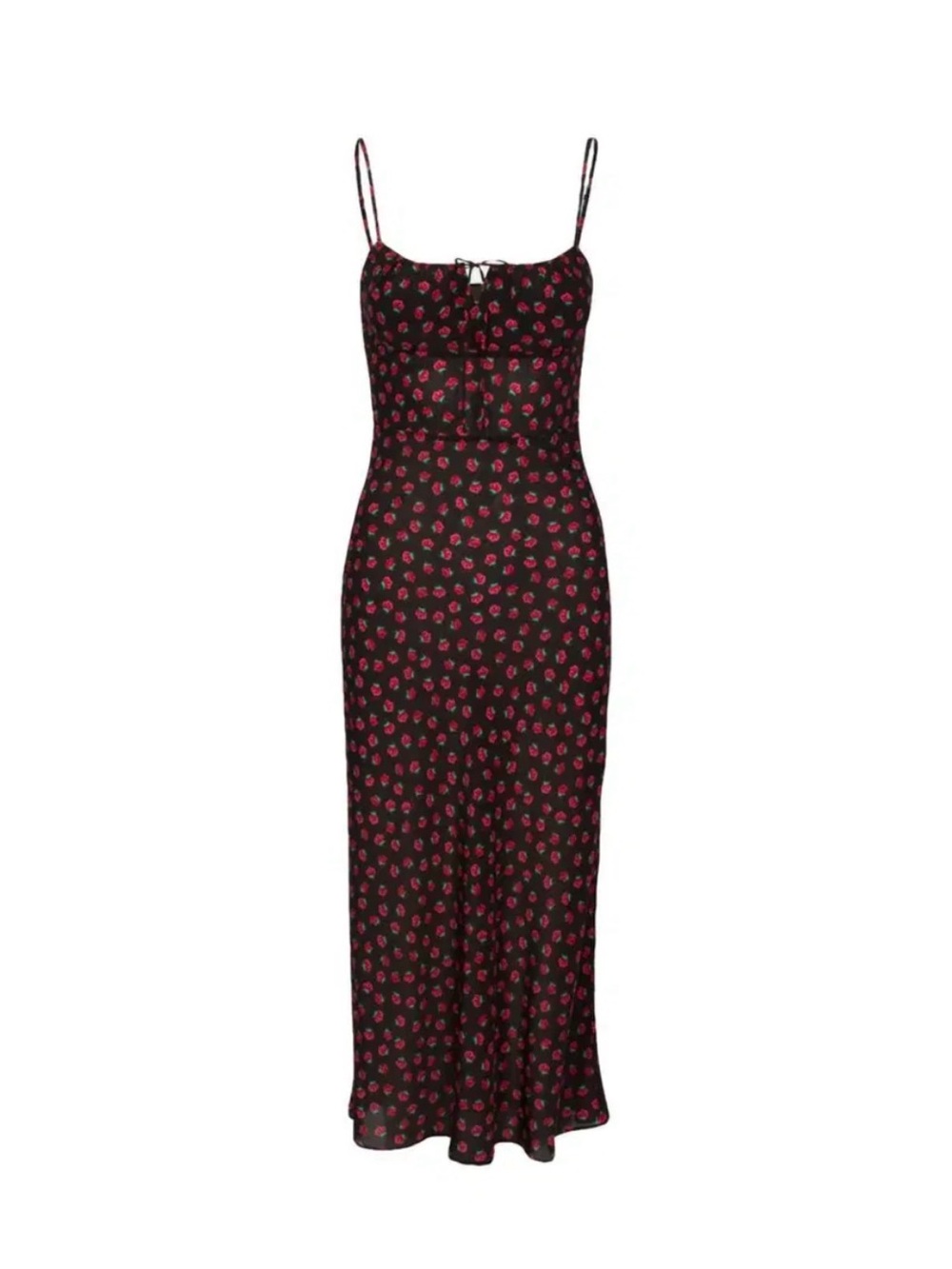Alba silk maxi dress Réalisation